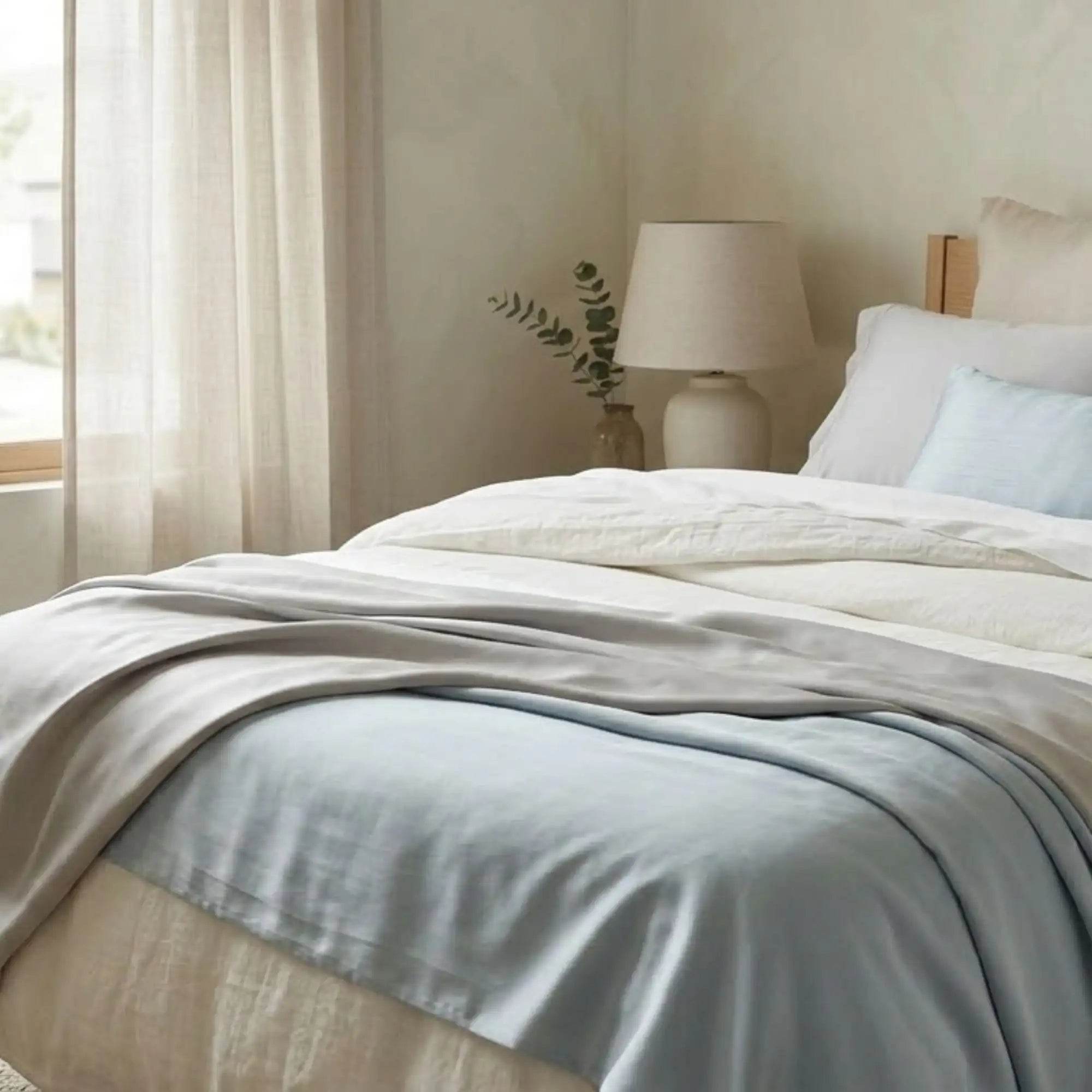 linge de lit différentes matières coton lin soie Tencel lyocell comparaison