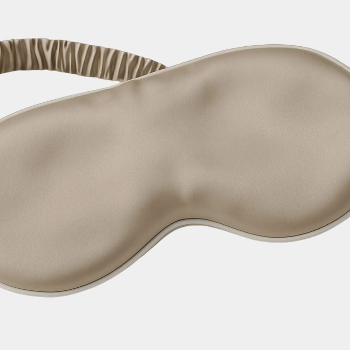 masque de nuit en soie de mûrier 22 momme couleur beige champagne