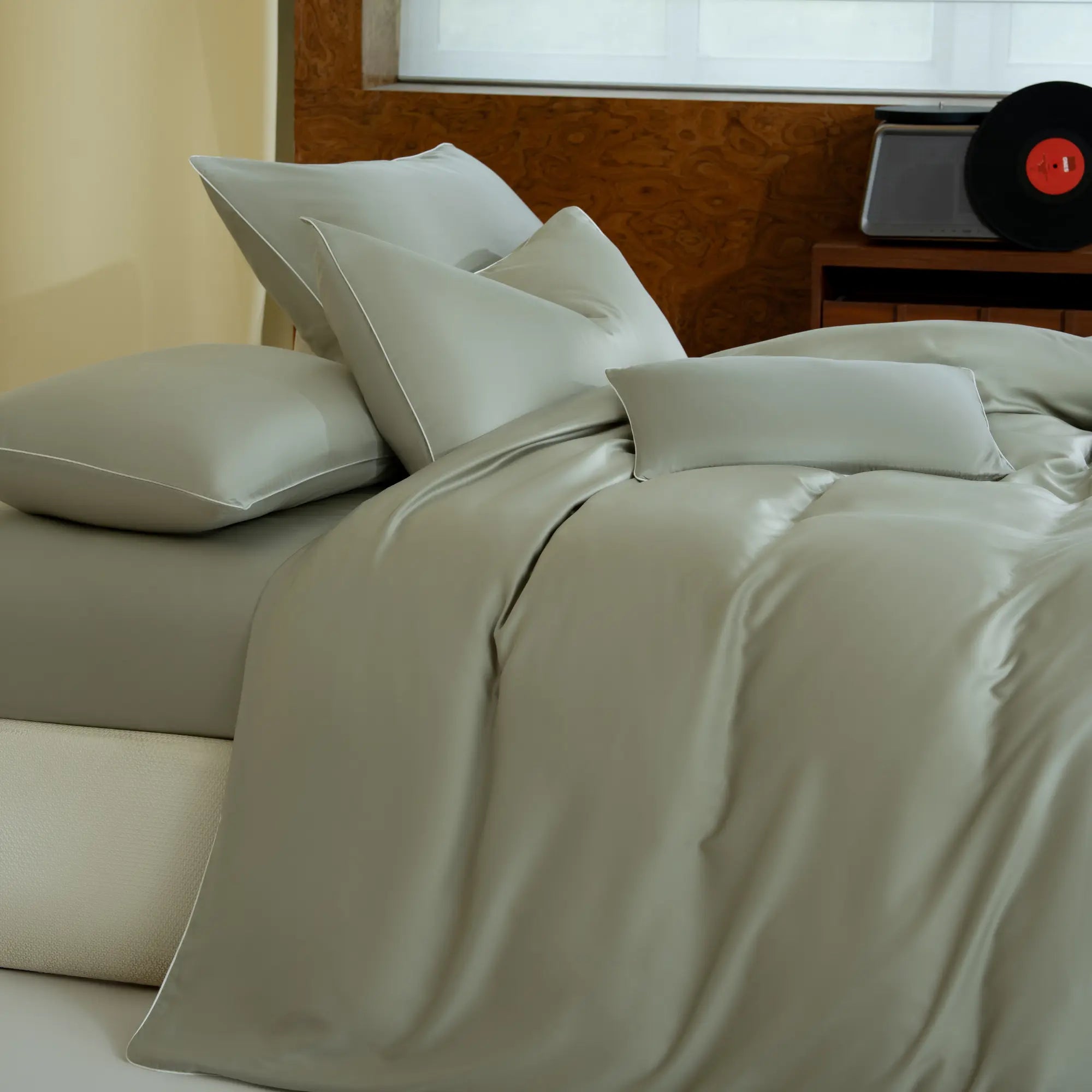 Brume Verte – TENCEL™ Lyocell Duvet Cover