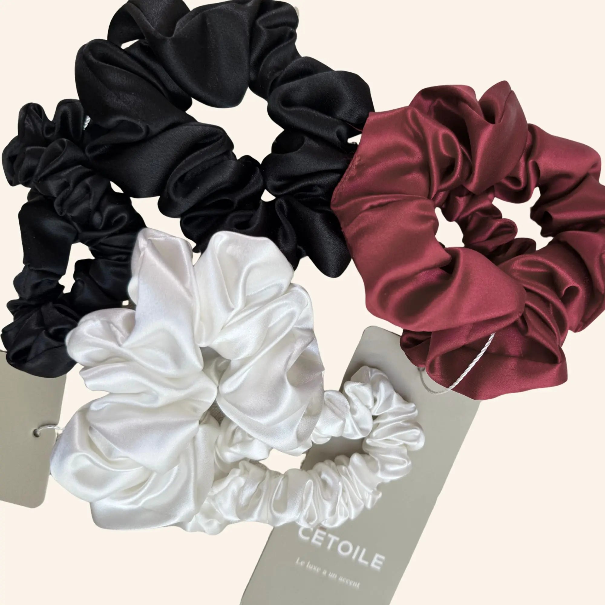 Chouchou en soie naturelle - Maison CÉTOILE