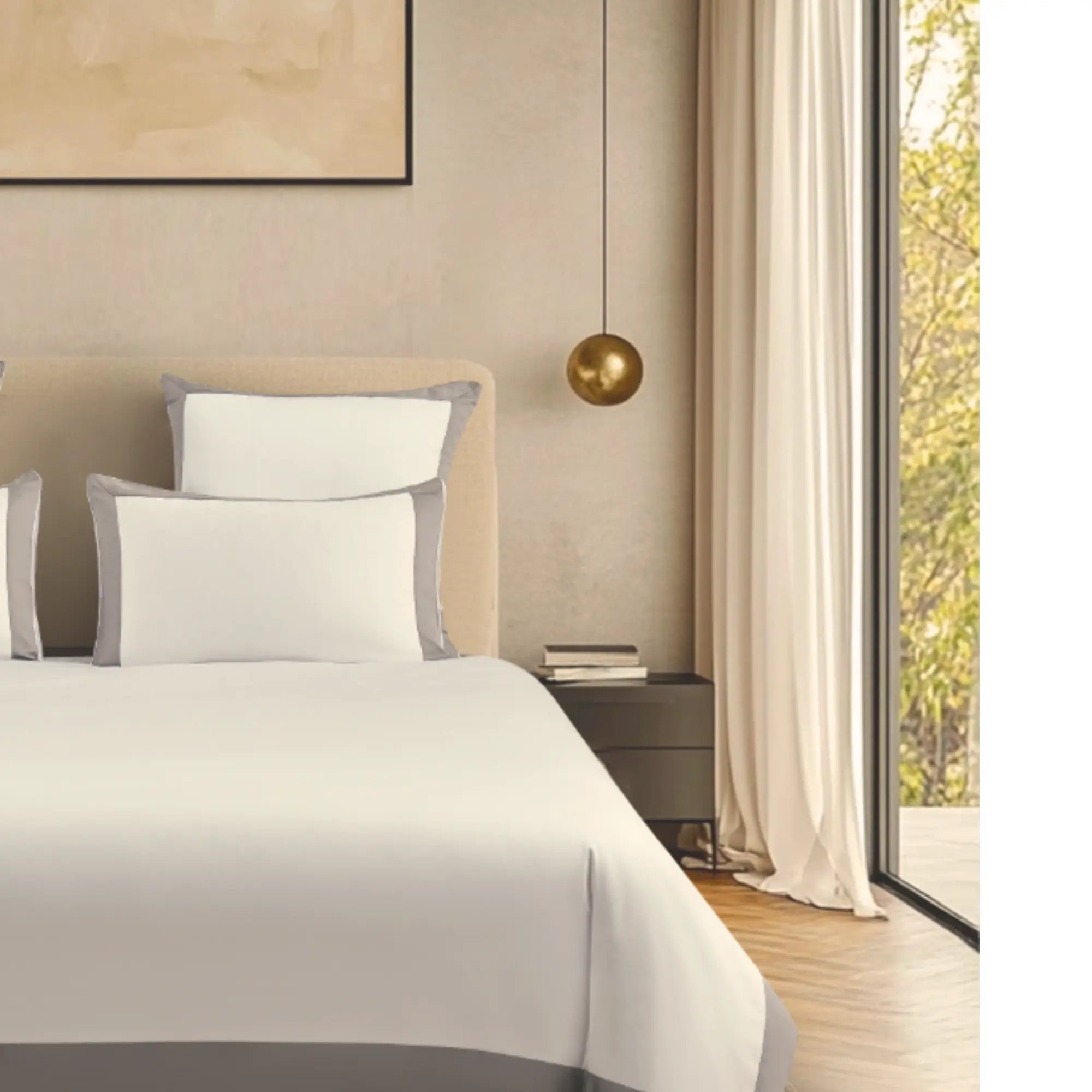 Gris Horizon – Housse de couette en TENCEL™ Lyocell