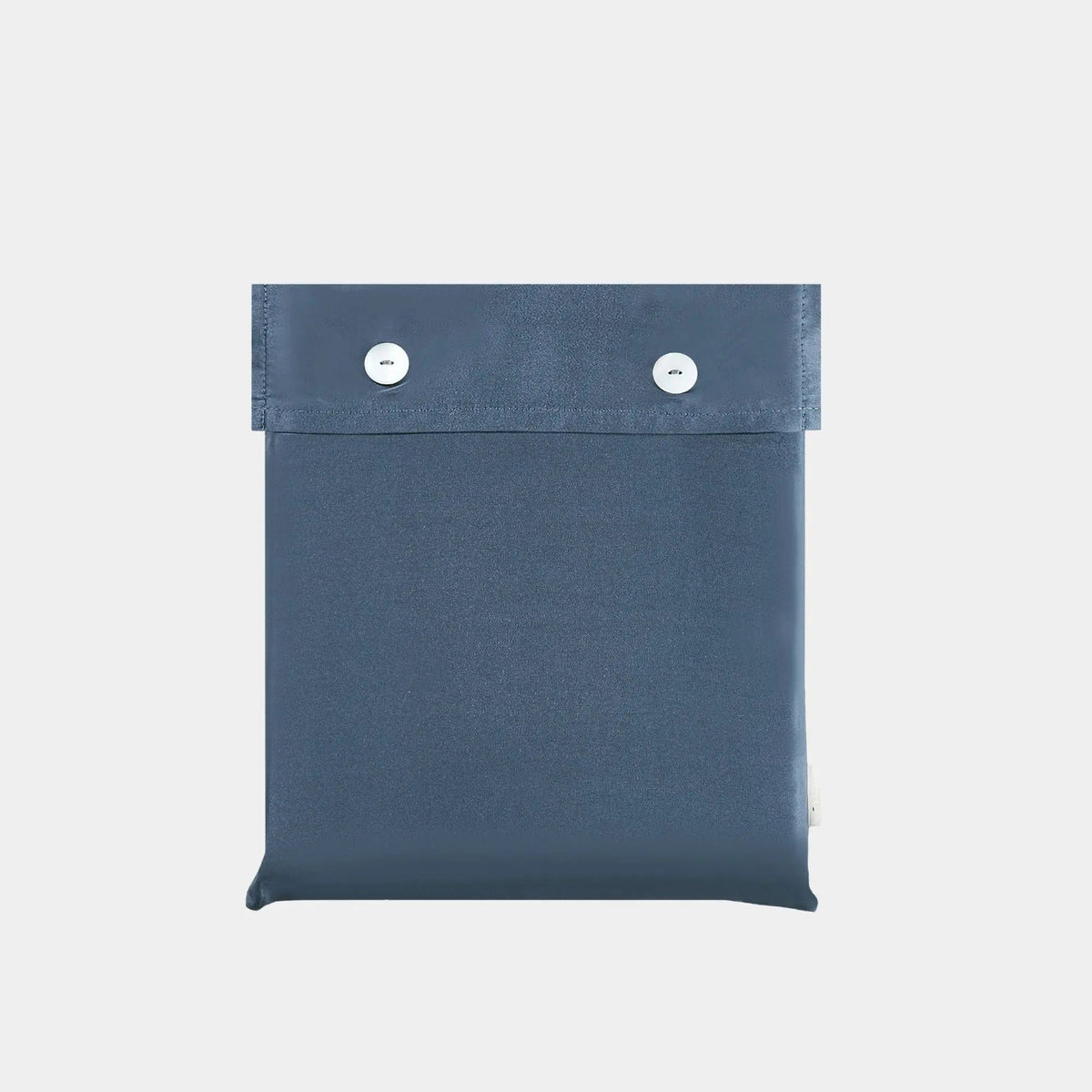 Pochon bleu nuit à cordon accompagnant le drap Bleu Crépuscule Maison CÉTOILE.