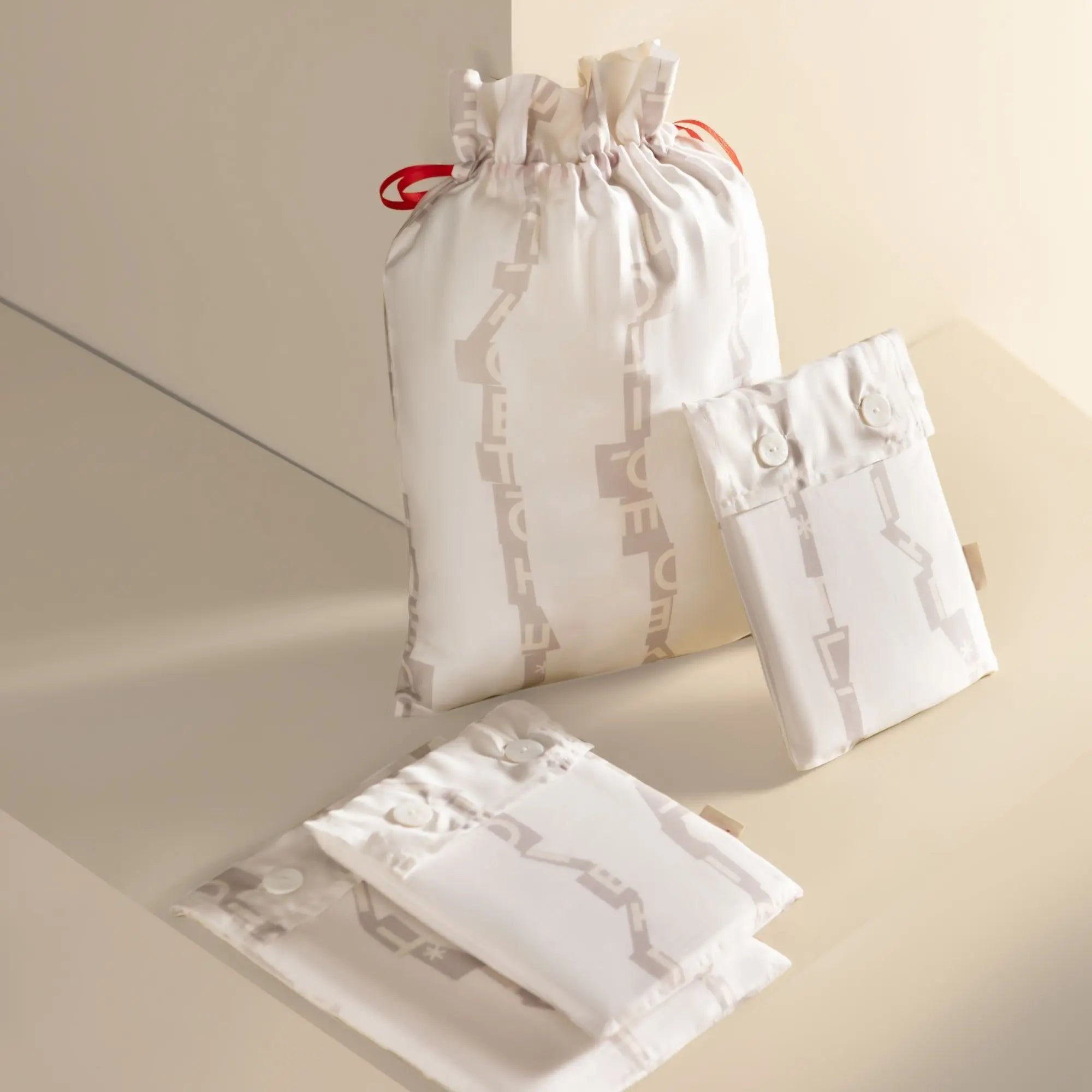 Étoile d’Ivoire – Parure en TENCEL™ Lyocell, motif signature