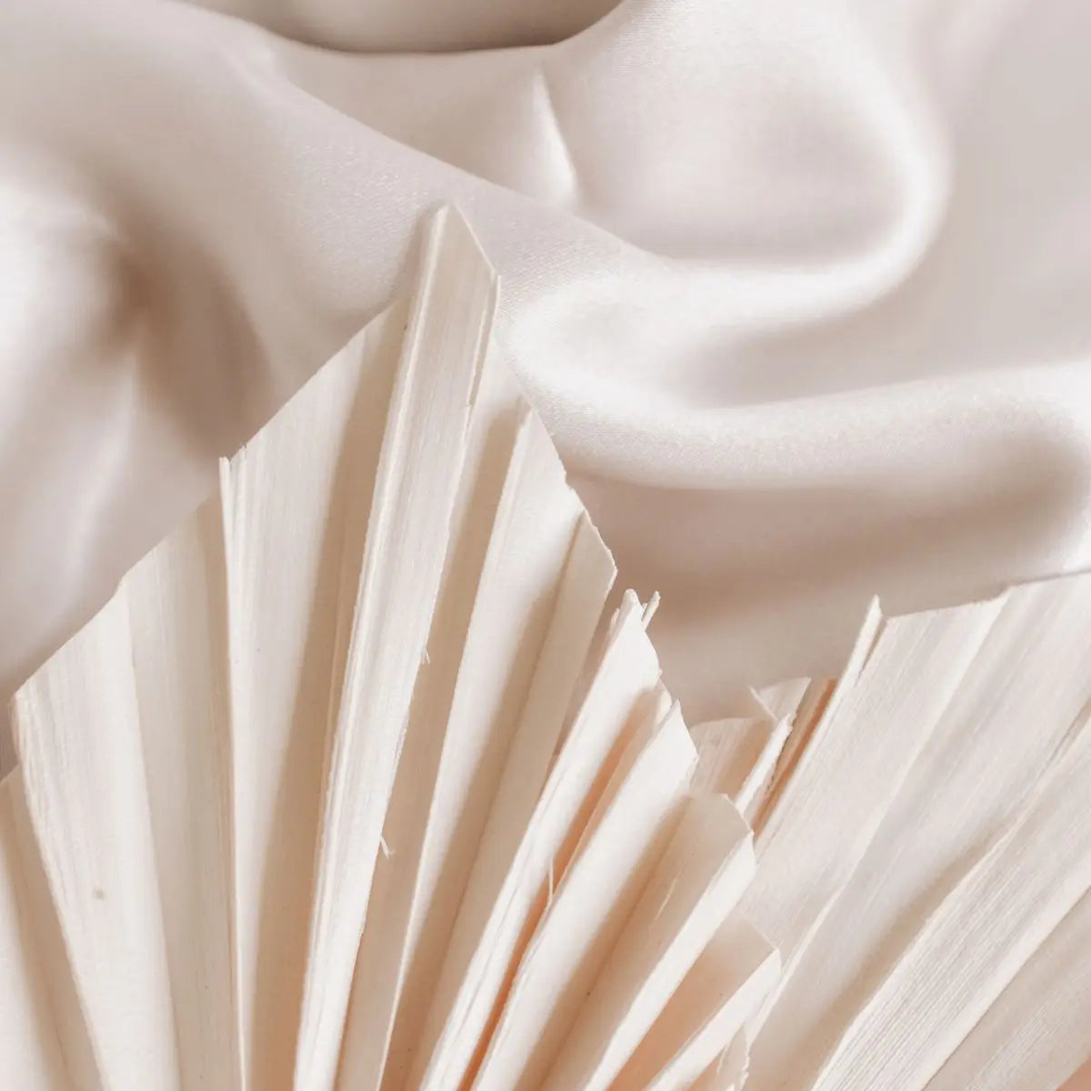 soie naturelle blanche brillante - Maison CETOILE