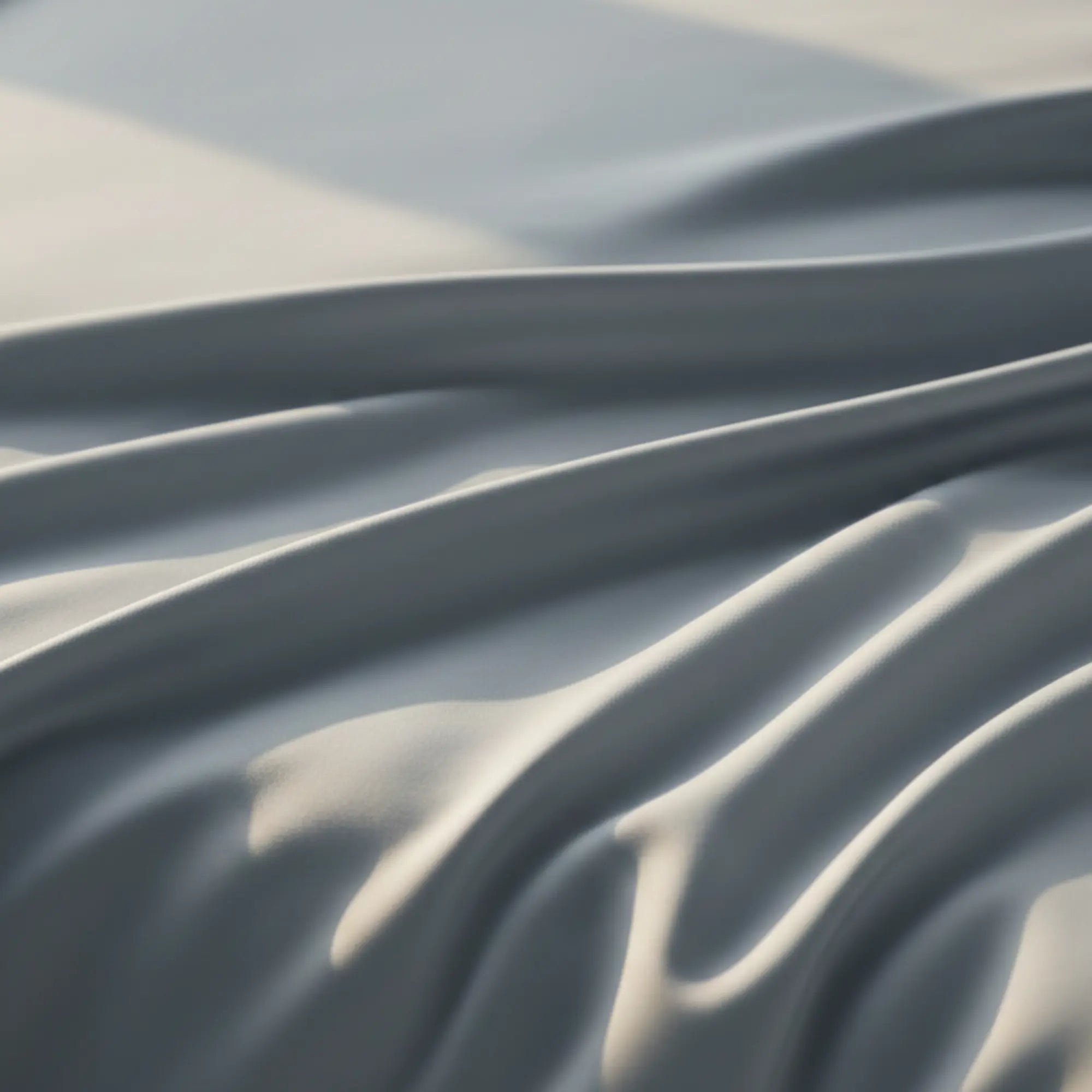 Tissu TENCEL™ Lyocell drapé, lumière naturelle, guide entretien lavage et séchage.