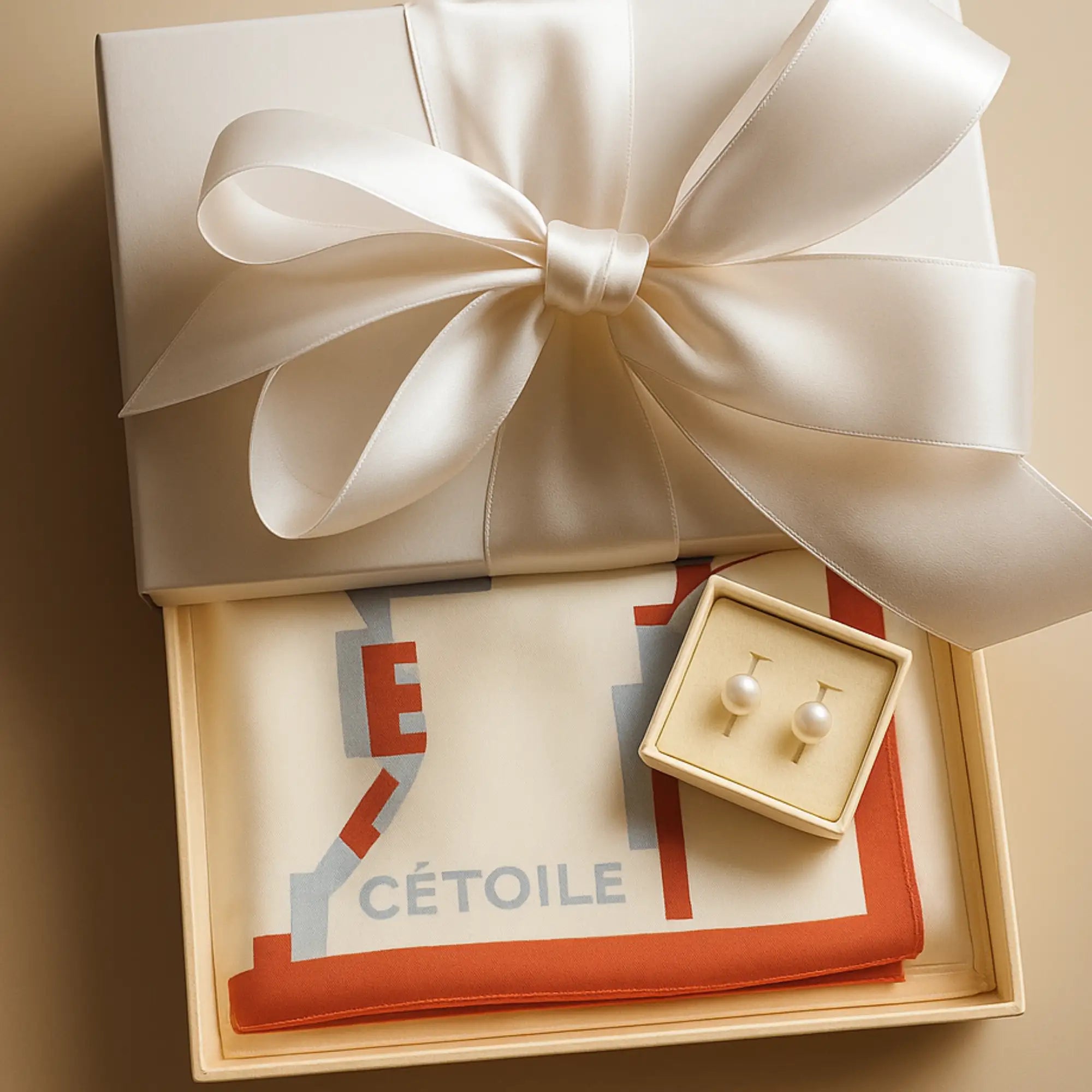Coffret signature Soie & perle - Maison CÉTOILE