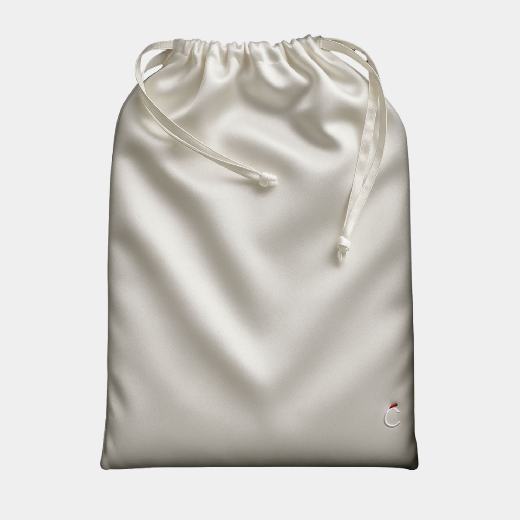 Nomadic Silence – Flat Sheet 100% Silk 22 Momme Pure White