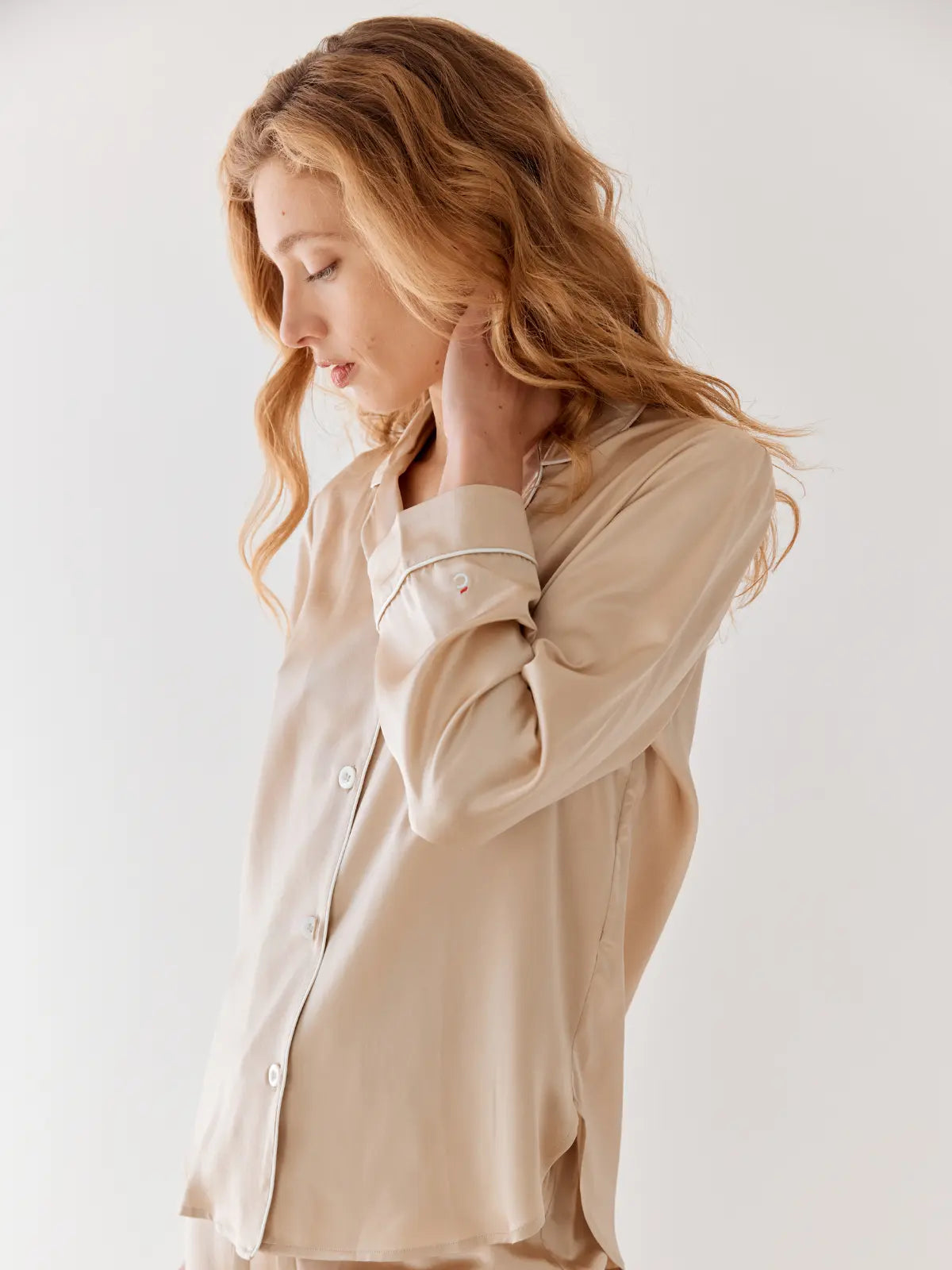 Chemise de nuit en soie