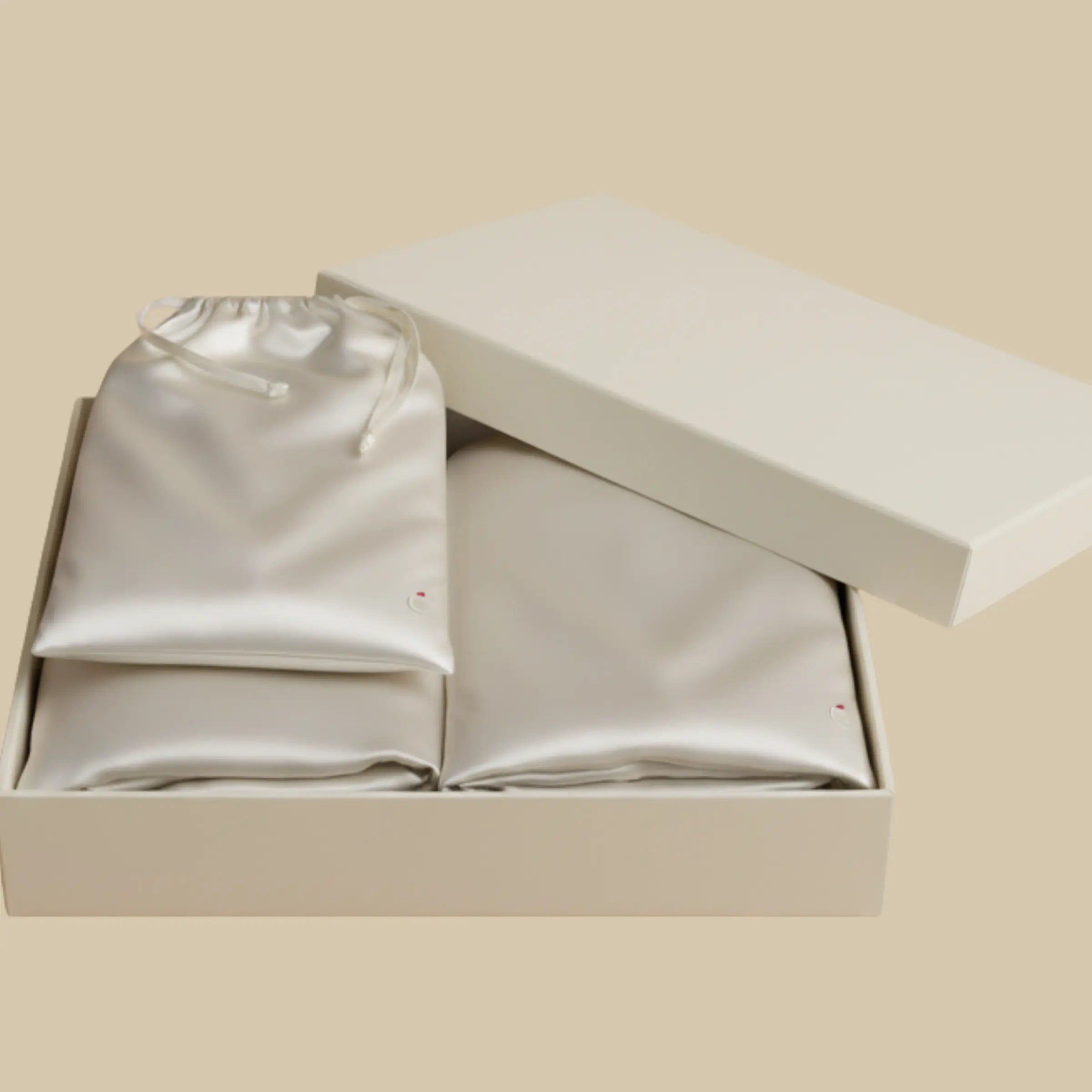 coffret signature duo taie en soie - Maison CÉTOILE