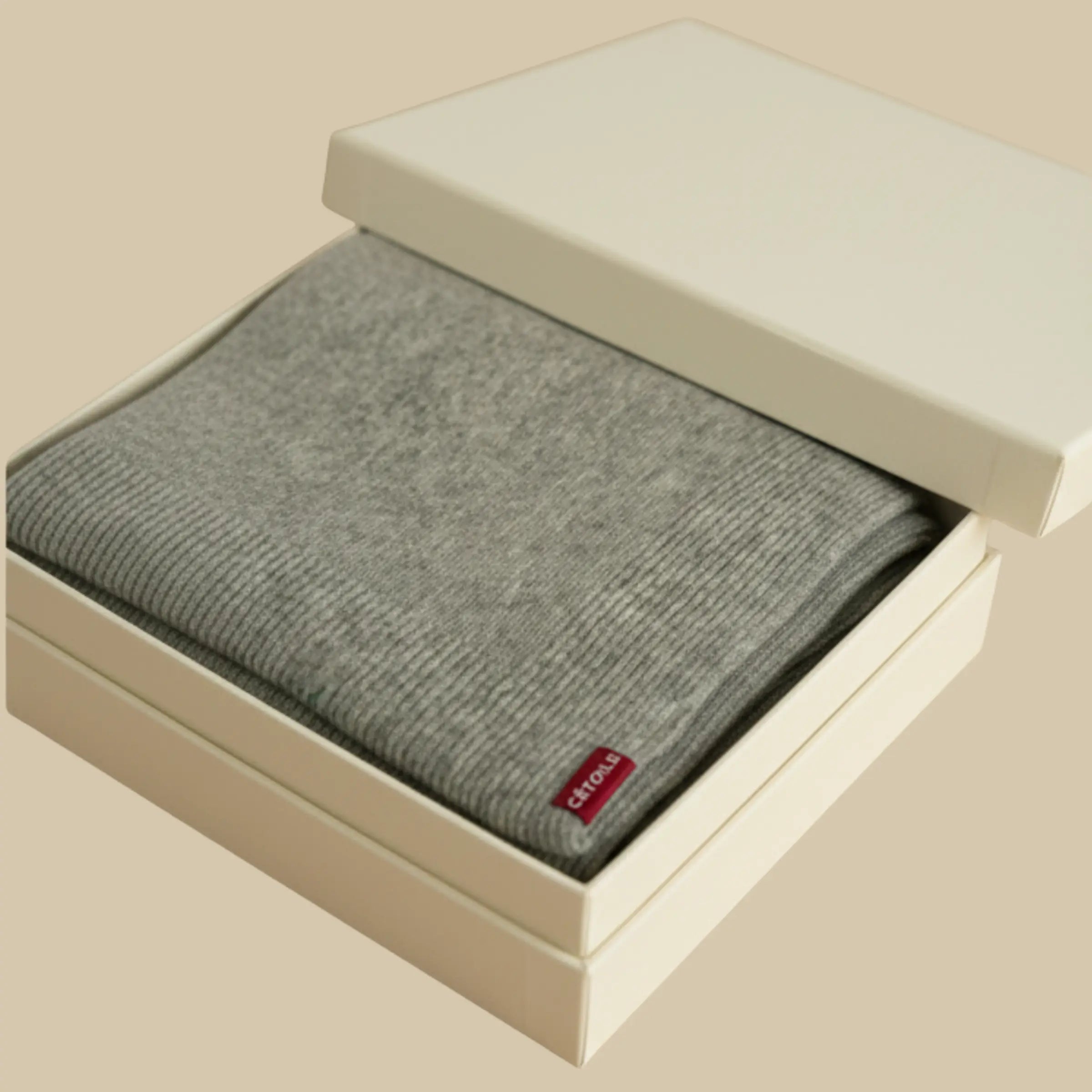 coffret signature écharpe en cachemire biologique - Maison CÉTOILE