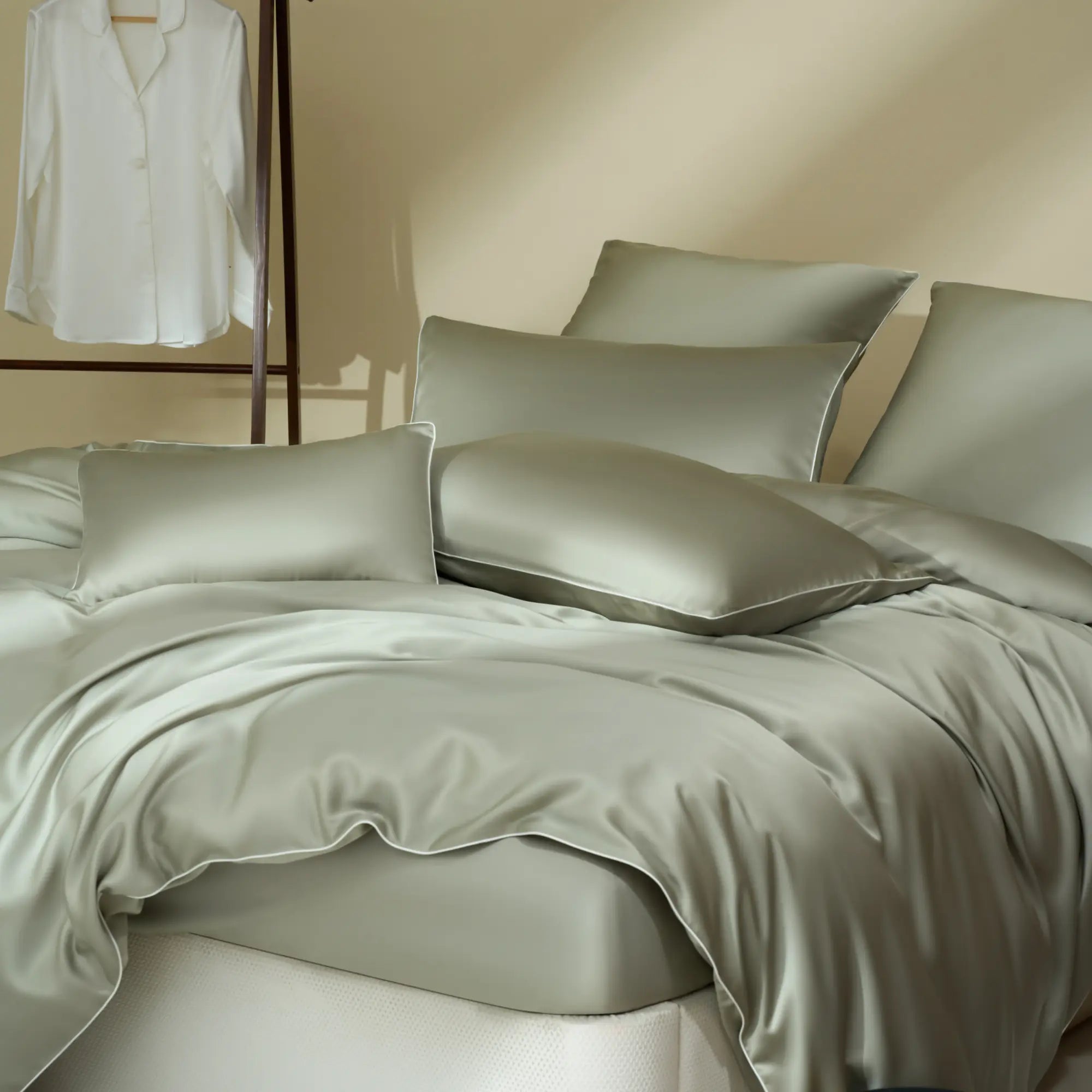 Brume verte - Drap Housse en TENCEL™ Lyocell