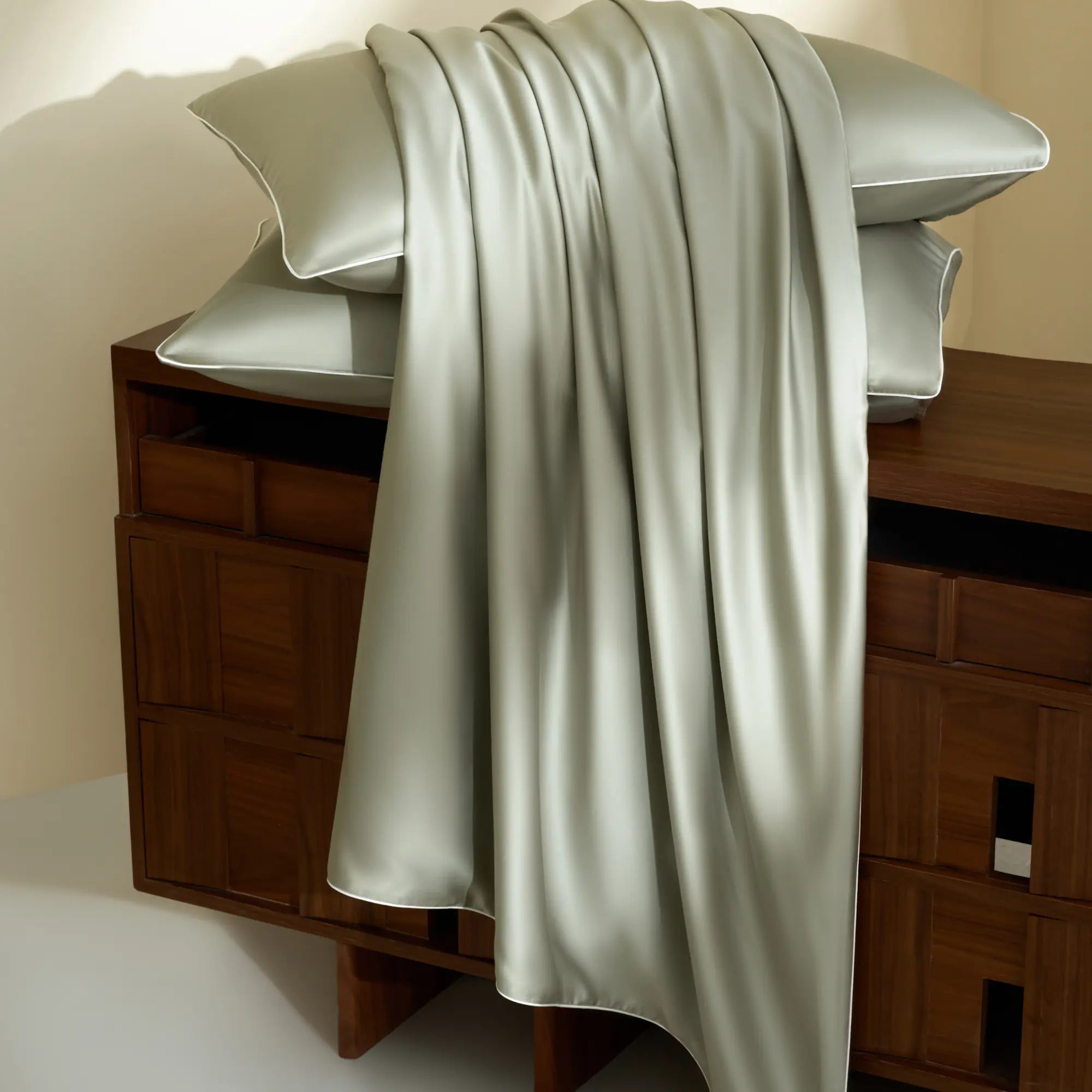 Brume verte - Drap Housse en TENCEL™ Lyocell
