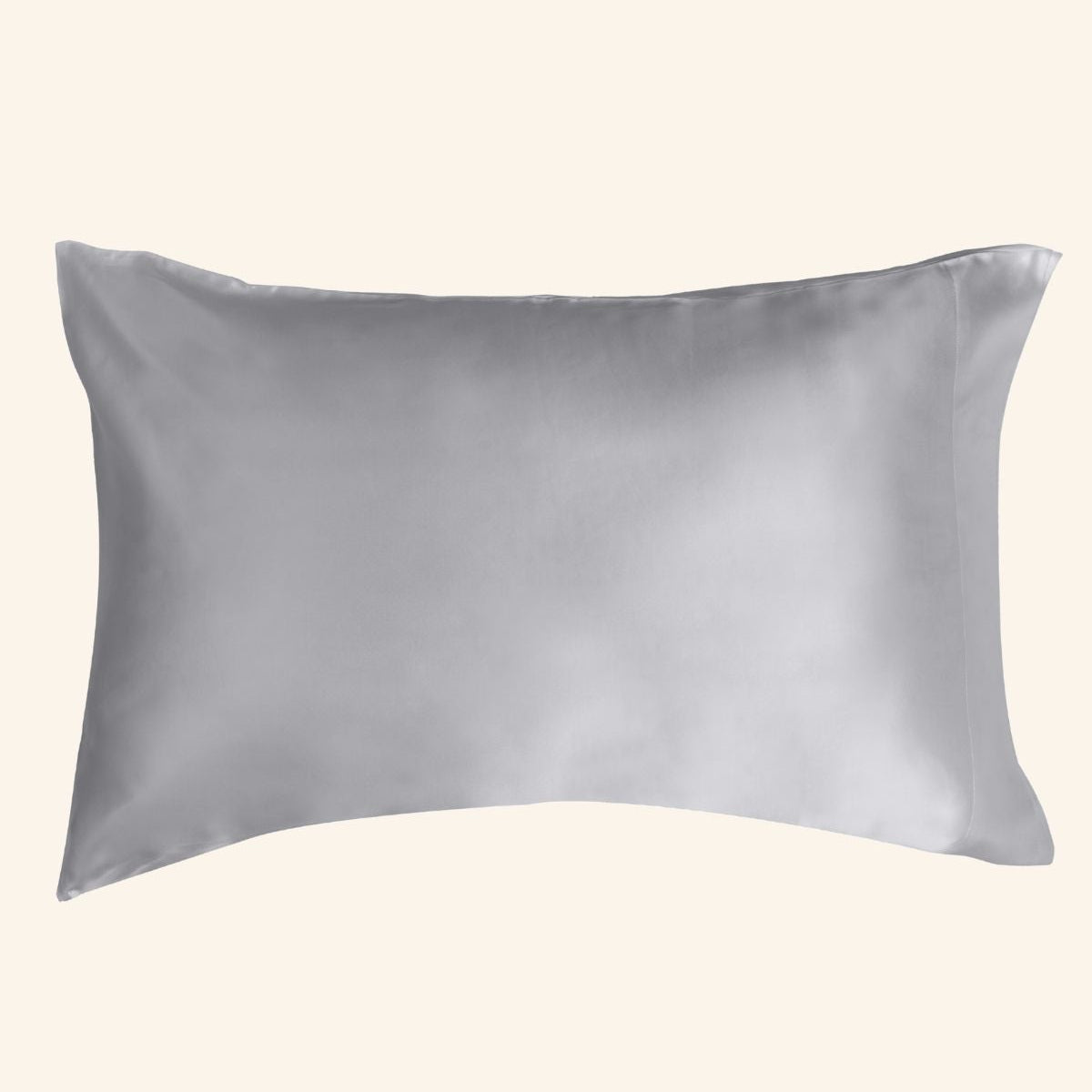 taie complice reversible en soie et coton blanc pur - Maison CÉTOILE
